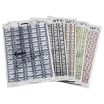 Renz Wire 3:1 11mm 7/16" Bx=100 White, RZ-311100034