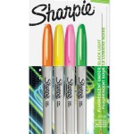 Sharpie Permanent Marker Neon Bls=4col, SP-1985855