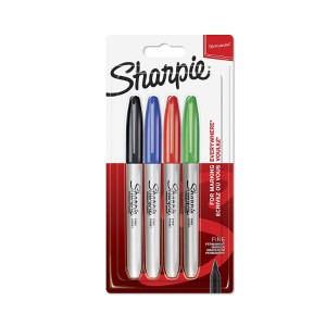 Sharpie Permanent Marker Fine Bls=4col, SP-1985858