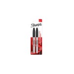 Sharpie Permanent Marker Fine Black Bls=2Pcs, SP-1985860
