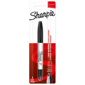 Sharpie Permanent Marker TwinTip Black Bls=1Pcs, SP-1985877