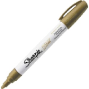 Sharpie Permanent Marker Metallic Gold Bls=1pc, SP-1986003