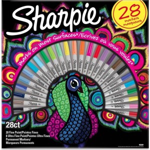 Sharpie Permanent Marker Peacock Pac=28col, SP-2058158