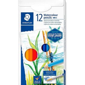 Staedtler Coloured pencils aquarell  set 12col, ST-14610C-C12