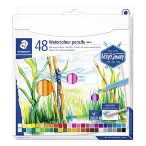 Staedtler Coloured Pencils Aquarell  Set 48col, ST-14610C-C48
