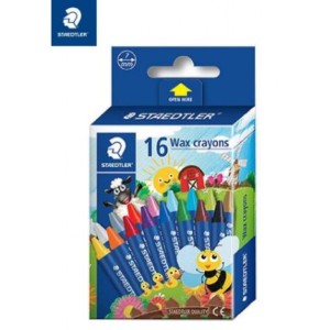 Staedtler Staedtler Wax Crayon St=16col, ST-2200-NC16