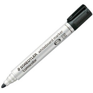 Staedtler White Board Marker Bt Bx=10 Black, ST-351-09