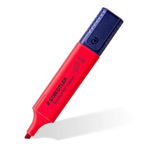 Staedtler Textsurfer Highlter Bx=10pc Red, ST-364-02