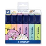 Staedtler Textsurfer Highlter Pastel Wlt=6 col, ST-364-CWP6