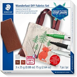 Staedtler DJ Wanderlust DIY Fabrics Set, ST-61-DJT6