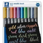 Staedtler DJ Metalic Marker Brush Set=10pcs, ST-8321-TB10