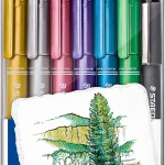 Staedtler Mettalic marker 6col+ 1 pigment liner, ST-8323-SWP6P