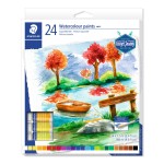 Staedtler Water Color Paints tuBlues ST=24col, ST-8880-C24