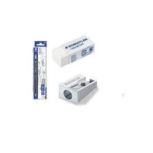 Staedtler 122-HBA+526-B30+510-10+ Ruler, STP-PACK-148