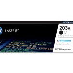 HP 203A Original LaserJet Toner Cartridge, Black (CF540A)