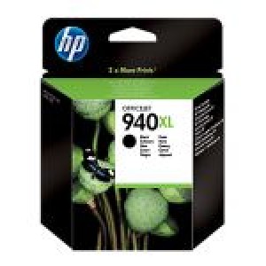 HP 940XL High Yield Original Ink Cartridge, Black (C4906AE)