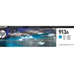 HP 913A Original Page Wide Cartridge, Cyan (F6T77AE)