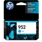 HP 952 Original Ink Cartridge, Cyan (L0S49AN)