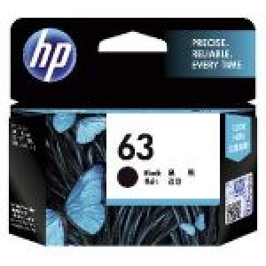 HP 63 Original Ink Cartridge, Black (F6U62AN)