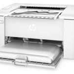 HP LaserJet Pro M102a Black and White Laser Printer, White