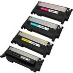 Samsung Toner 404s -C430W C480FW - Value Pack Set Compatible 404 404S to use with Xpress (1 Black, 1 Cyan, 1 Magenta, 1 Yellow)