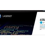HP 658A Original LaserJet Toner Cartridge, Cyan (W2001A)