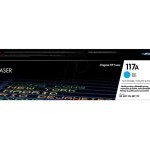 HP 117A Original Laser Toner Cartridge, Cyan (W2071A)