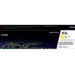 HP 117A Original Laser Toner Cartridge, Yellow (W2072A)