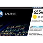 HP 655A Original LaserJet Toner Cartridge, Yellow (CF452A)